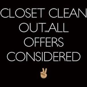 Closet clean out!!